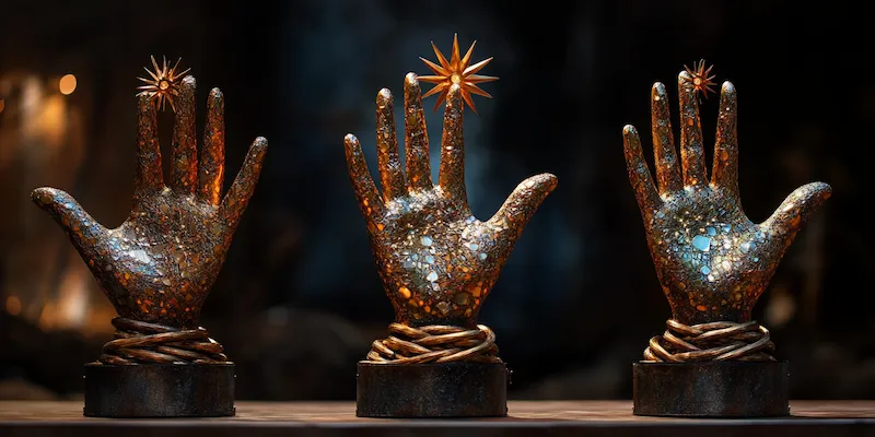 Statuetki z mosiądzu